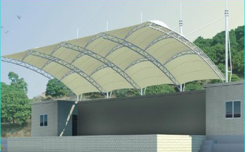 鞏義中學膜結(jié)構(gòu)看臺