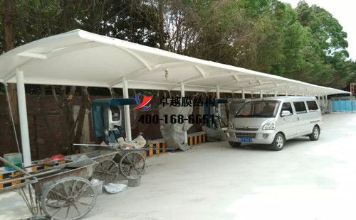 焦作膜結(jié)構(gòu)充電站樁停車棚/雨棚【多氟多新能源科技有限公司等】設(shè)計施工案例