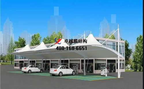 陜西膜結(jié)構(gòu)充電站樁停車棚/雨棚【陜西汽車站等】工程設(shè)計(jì)施工案例