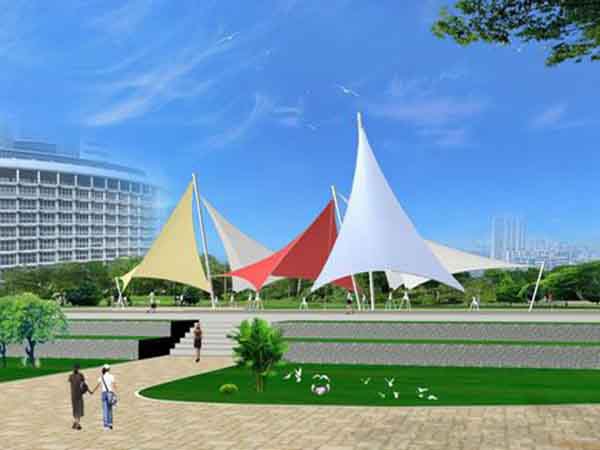 池州張拉<font color='red'>膜結(jié)構(gòu)景觀</font>小品【案例圖片】