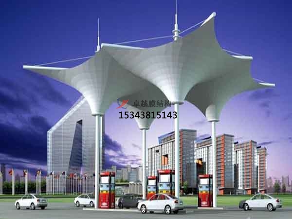 海南膜結(jié)構加油站【設計廠家】