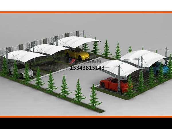 崗巴膜結(jié)構停車棚【遮陽棚廠家】